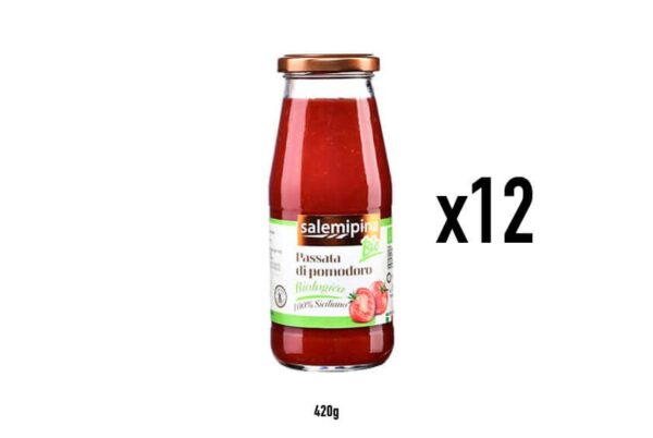 BIO Passata di pomodoro Salemipina Bio Tomatensosse 12 x 420