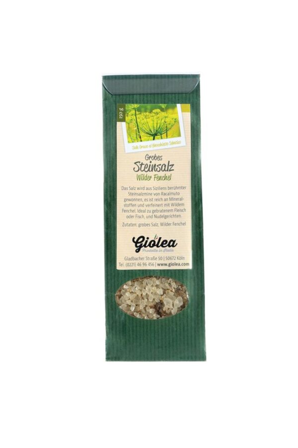 Grobes Steinsalz mit wilden Fenchel 150 g