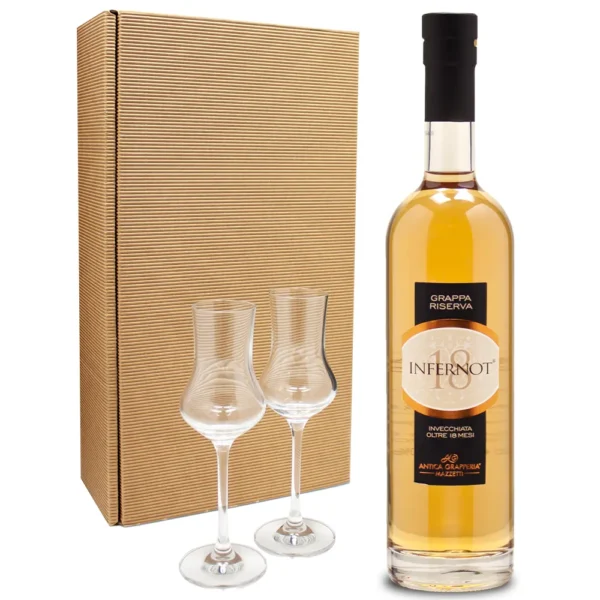 geschenke grappa riserva geschenkset