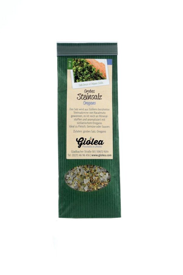 grobes Steinsalz mit Oregano 150 g