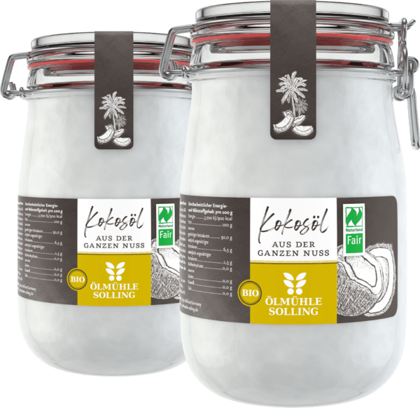 Kokosöl Naturland Fair nativ 2 x 1 l