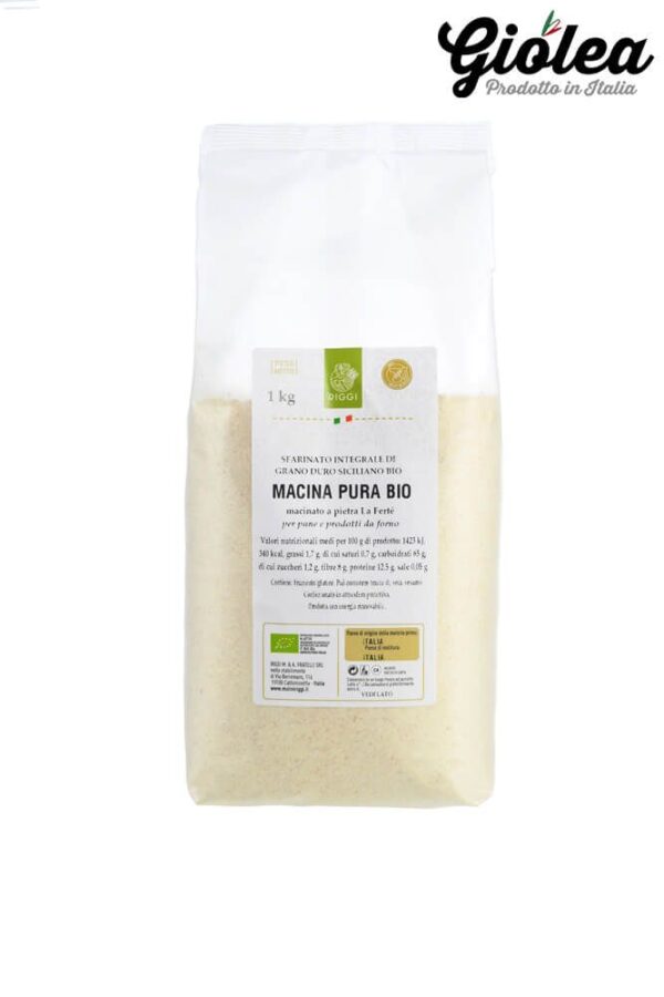 BIO Vollkorn Mehl Macina Pura 25 kg - Molini Rigg