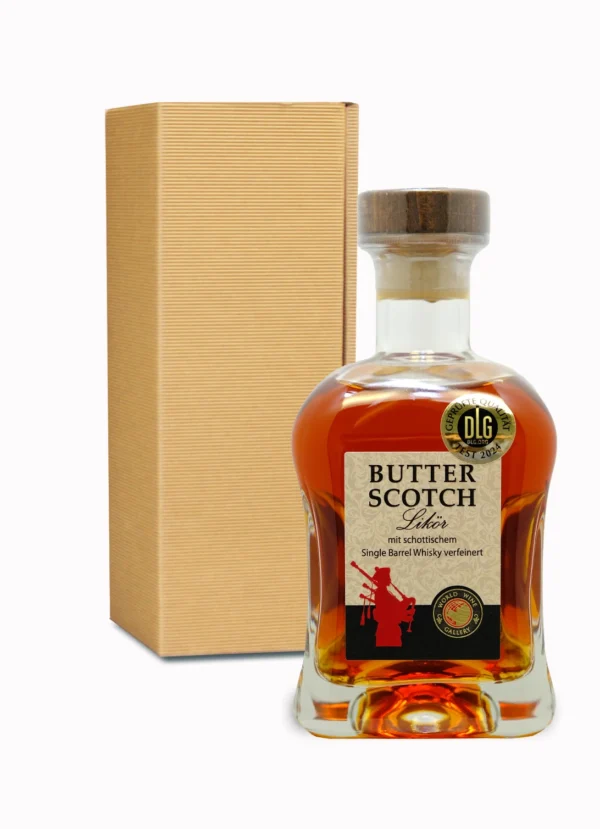 Butterscotch Likör im Geschenkkarton World Wine Gallery