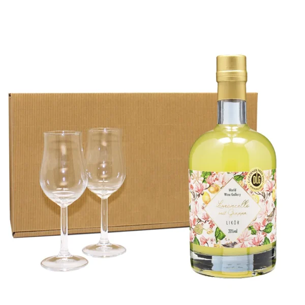 Limoncello Grappa Likör Geschenkset World Wine Gallery