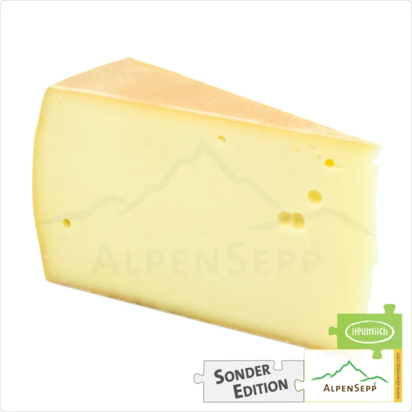 ALPENKÄSE Sonderedition » ALPENSEPP « | Laktosefreier DELUXE Heumilch Käse direkt aus dem Käsekeller | 100% mild-pikante Genuss Garantie 200 g