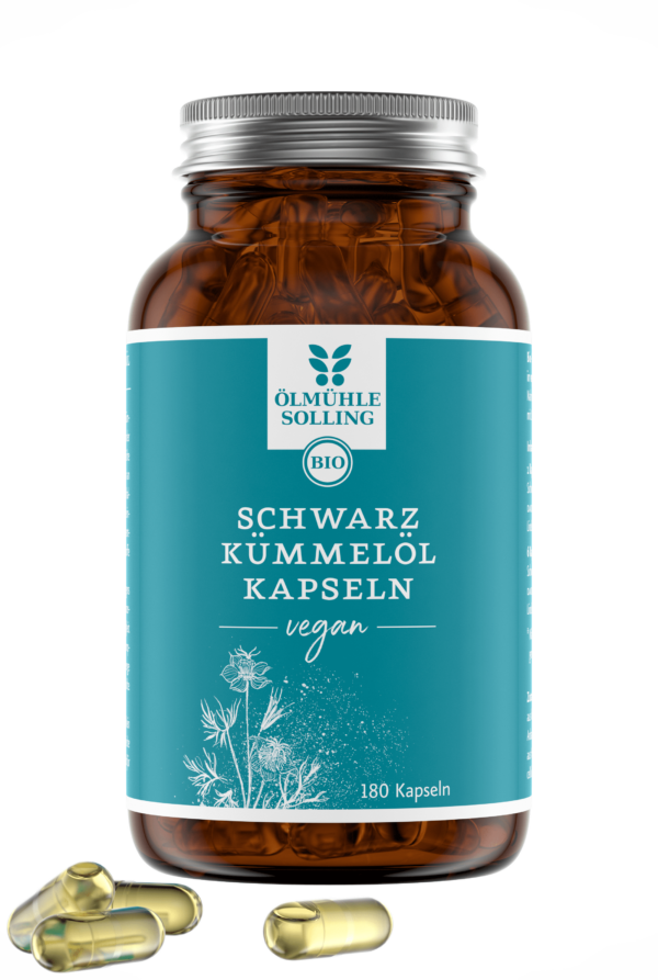 Schwarzkümmelöl Kapseln vegan 180 Kapseln 108 g