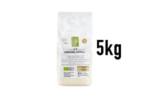 Bio Hartweizenmehl Senatore Cappelli 5 kg - Molini Riggi